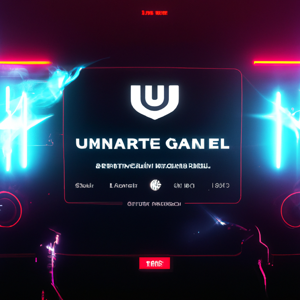 NebulaArcade cinematic arena — neon vapor arena with players